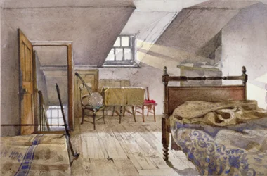 Vnitřní pohled na věznici Marshalsea, Borough High Street, Southwark, Londýn, 1887