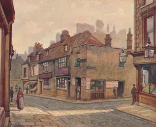 Staré domy ve Snowfields, Bermondsey, 1887 1926