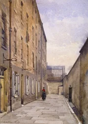 Pohled na Marshalsea Place, Southwark, Londýn, 1887