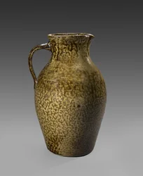 Džbán, c. 1850-1883 (alkalická glazovaná kamenina)