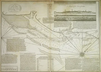 Nová a správná mapa mořského pobřeží od Orfordness Lights po Prittlewell