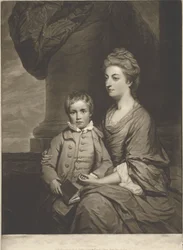 Elizabeth, hraběnka z Pembroke a Rt. Honble. Jiří, lord Herbert