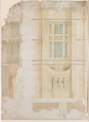 Design pro Oriel Window, Holme Eden (inkoust)