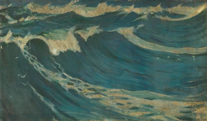 Mořská krajina, konec 19. století - polovina 20. století (olej na plátně)