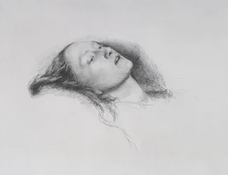 Elizabeth Siddal: Studie pro "Ophelia", 1852