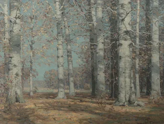 Podzimní buky, cca 1908-1915 (olej na plátně)