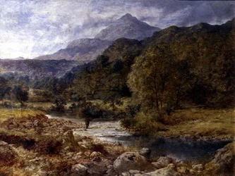 Moel Siabod z Capel Curig, Severní Wales
