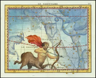 1776 - John Flamsteed - La Sagittaire (Střelec)