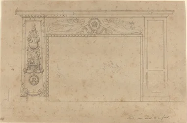 Design pro Komínový díl v trůnním sále, Buckinghamský palác