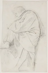 Muž ponořený do myšlenek, kolem roku 1790