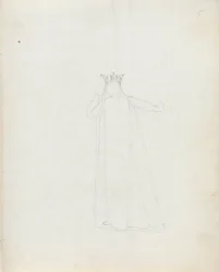 Mrs Siddons jako Constance, 1783 (pero, inkoust a mytí na papíře)