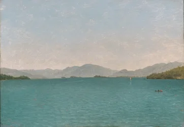 Jezero George, volná studie, 1872.