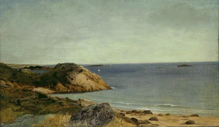 Rocky Coast, cca 1860 (olej na plátně)