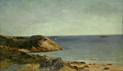 Skalnaté pobřeží, c. 1860.