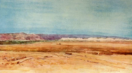 Západní pobřeží Mrtvého moře, 1902.