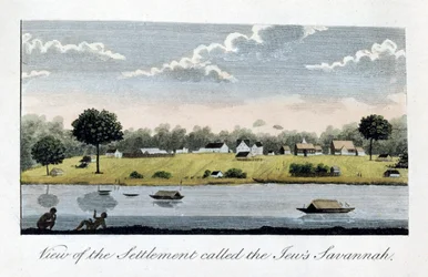 Pohled na osadu s názvem Židovská savana, 1813