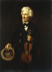 Muž s houslemi, 1879