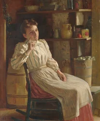 Meditace, ca. 1900-1910.