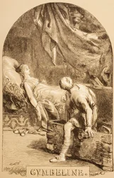 Ilustrace pro Cymbeline, z 