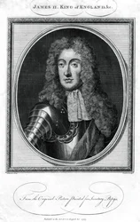 Anglický král Jakub II., 1787.