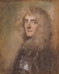 Portrét Philipa Woolricha (pastel a křída na papíře)