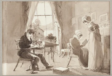 Letní dům, 1824 (wc na papíře)