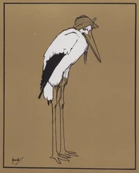 "Ale dejme tomu, že má čápa bolestivá hlava?" (barva lito)