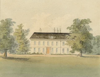 Fara faráře Drummonda, 1823 (akvarel na papíře)