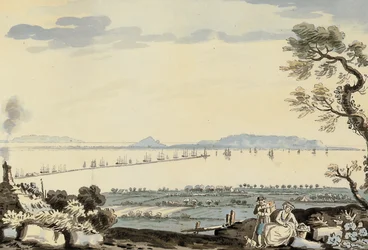 Pohled na Dublin Bay a přístav, Hill of Howth