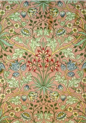 Tapeta Hyacinth, navržená pro společnost Morris and Company