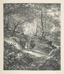 Deska 26. Walking through a wood, from 