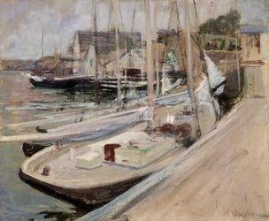 Rybářské lodě v Gloucesteru, 1901.