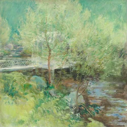 Bílý most, po roce 1895 (olej na plátně)