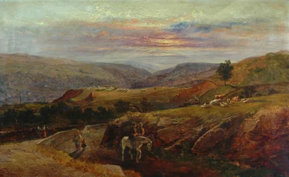 Burnley Valley z Crofts Stone, 1870