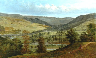Cragg Vale & Stocks Hall z Broadbottomu, 1869