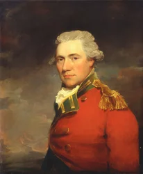 Neznámý britský důstojník, pravděpodobně 11. pěšího pluku (North Devonshire), kolem roku 1800
