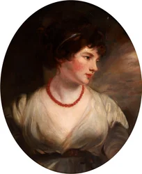 Jane Elizabeth, hraběnka z Oxfordu, 1797 (olej na plátně)