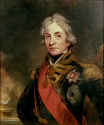 Viceadmirál Horatio Nelson (1758-1805), Hoppner, John (1758-1810). Olej na plátně