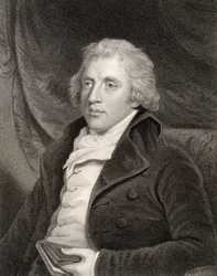 William Gifford, rytina Samuela Freemana (1773-1857) z knihy "National Portrait Gallery, volume III", vydané kolem roku 1835.