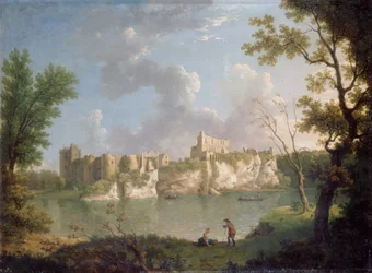 Hrad Chepstow (olej na plátně)