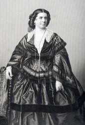 Madame Anna Bishop (1810-84) rytina D.J. Libra z fotografie z 