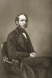 Robert Grosvenor (1801-93) ryl D.J. Libra z fotografie z 
