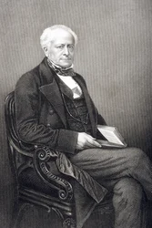 Sir Fitzroy Kelly (1796-1880) vyryl D.J. Libra z fotografie z 