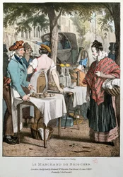 Prodejce briošek, 1821