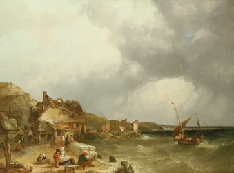 Pobřeží v Etaples, 1853