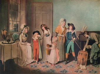 Černé pondělí aneb Odchod do školy, 1790, 1919