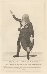 Pan H. E. Johnston v postavě Hamleta