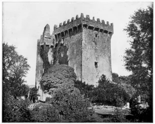 Blarney Castle, Irsko, 19. století.