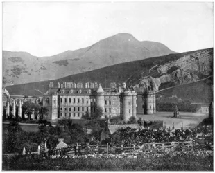 Holyrood Palace, Edinburgh, Skotsko, konec 19. století