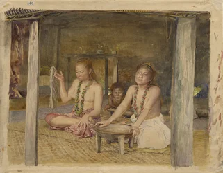 Siva se Siakumu Making Kava in Tofae